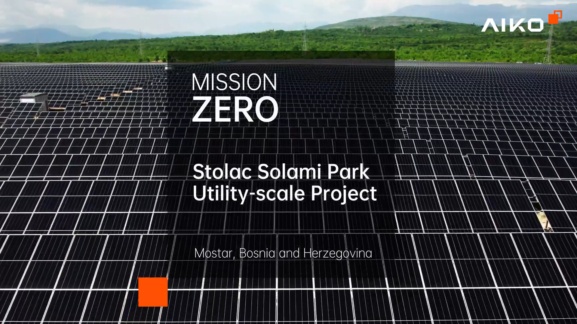 Planta fotovoltaica Stolac Solami Park en Bosnia y Herzegovina